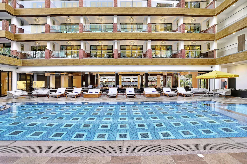 Restaurant or dining area